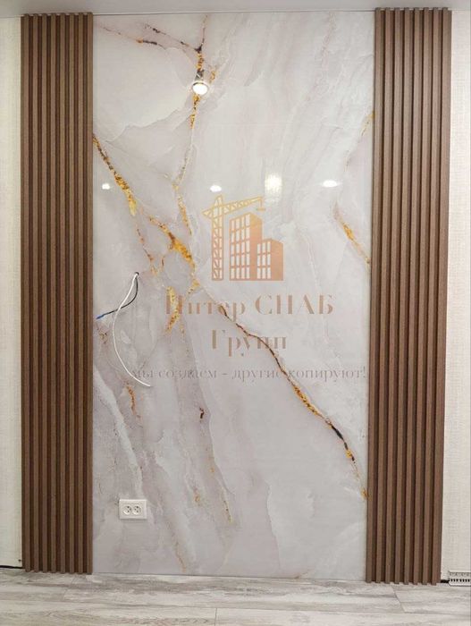 Шпоны, декоративные панели, гибкий мрамор