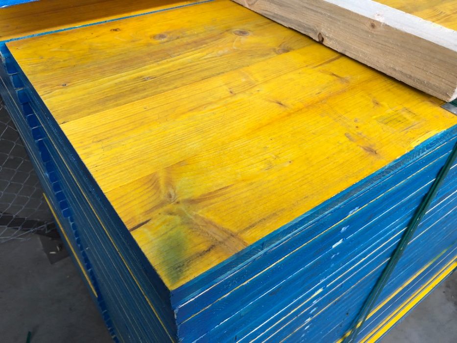 Panouri cofraje doka LANA 27mm cu cant protejat vopsea acrilica Albast