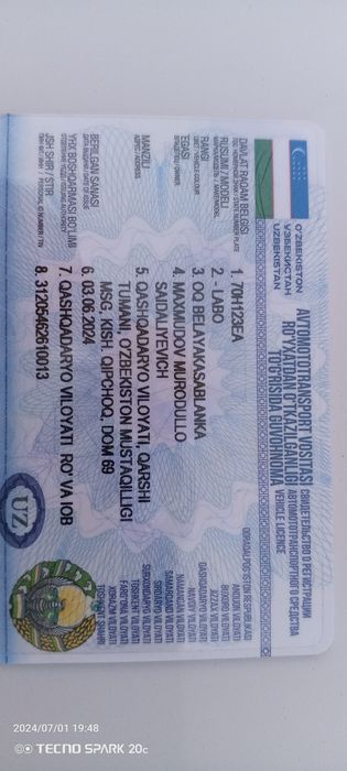 Moshina idiyal haydashga taxlangan