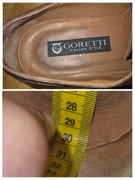 Pantofi eleganți Goretti, Piele Naturală, Italian Style, Bărbați - 44
