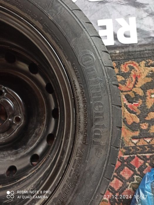 балоон с диском на запаску continental.  15 размер Лачетти