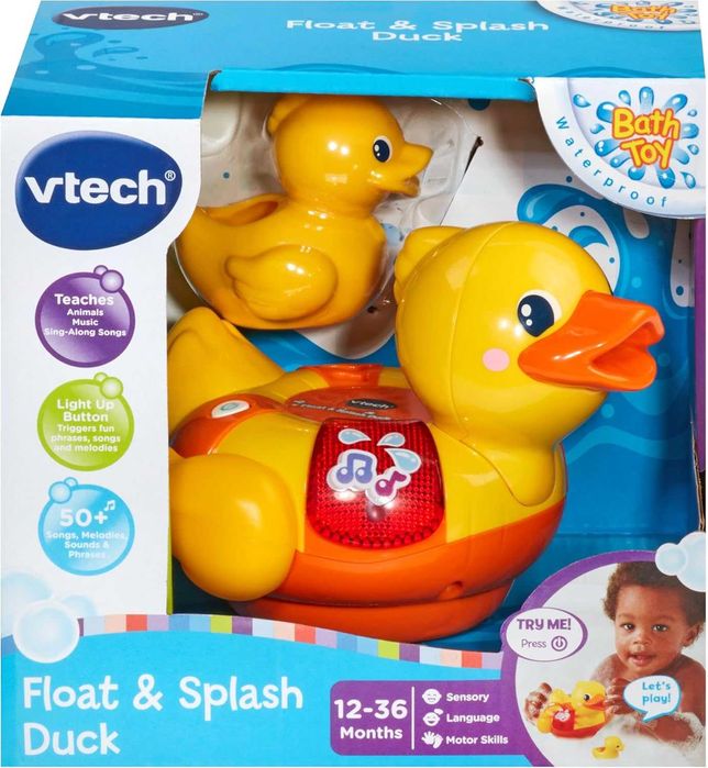VTech Пате сензорна играчка за вана с музика и светлини за малки деца