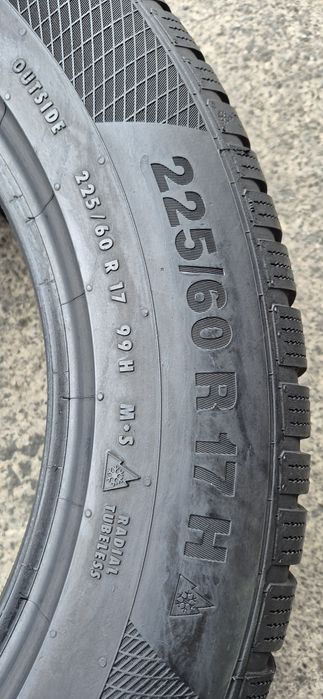 4 anvelope iarna ca si noi Continental 225/60/17.Pretul este pe bucata