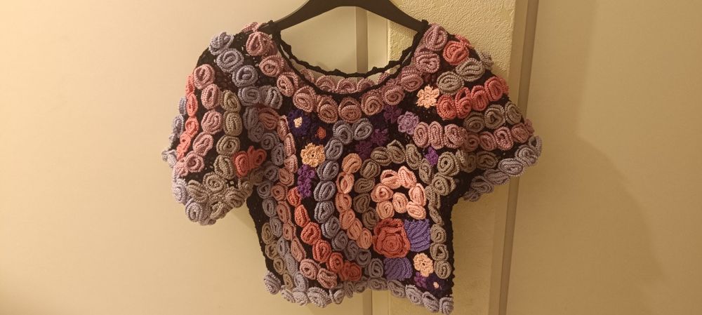 Bluza (crosetata) handmade 100% bumbac