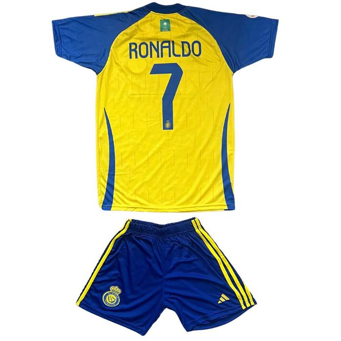 24/25 - Ronaldo 7 - Al NASSR - Детски футболен екип - Тениска и Гащета
