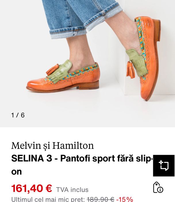 Pantofi Melvin & Hamilton