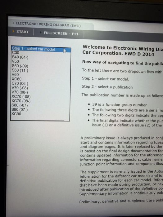 Tester/Diagnoza dedicat Volvo Vida 2014D+ EWD 2014 scheme electrice