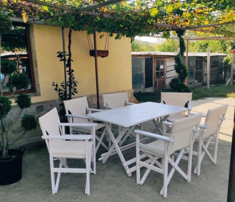 Сгъваеми режисьорски столове и маси 100% бук