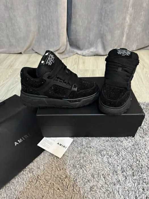 Adidasi AMIRI Full Black cu Cristale