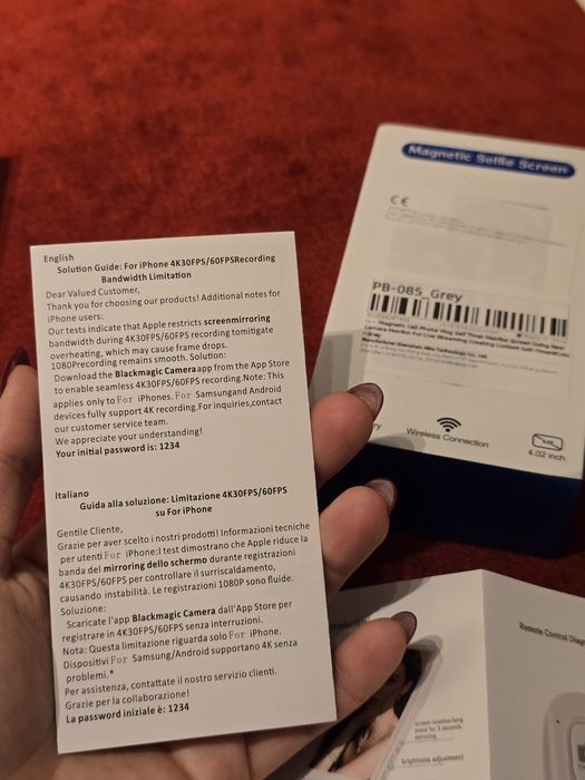 Vlog Screen - Magnetic Selfie Screen