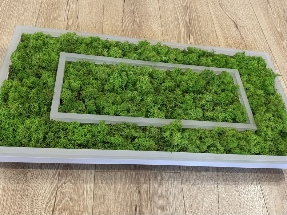 GREEN KNUT LED ПЛАФОНИЕРА със скандинавски мъх 48W