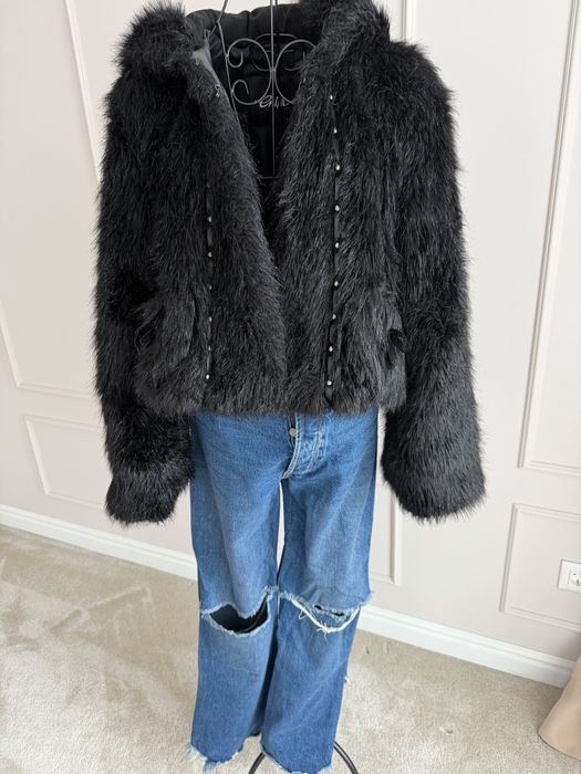 Палто - Enita с косъм