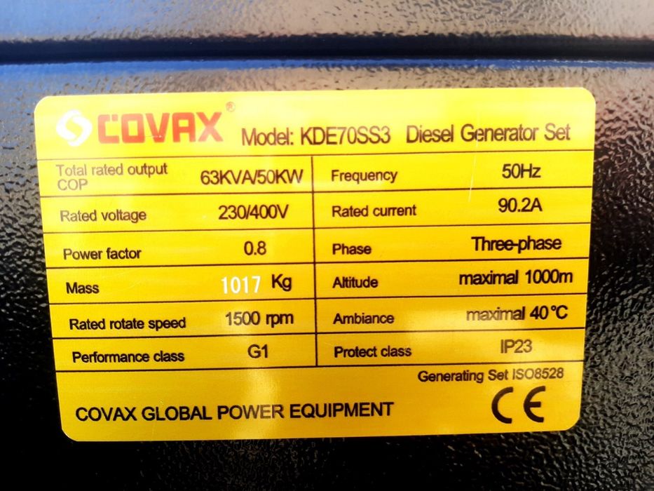 Dizel Generator Navigator 63 Kwa 50 kw