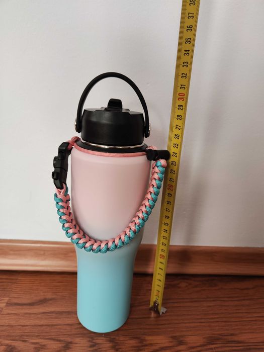 Нова термобутилка със сламка 0.900л.