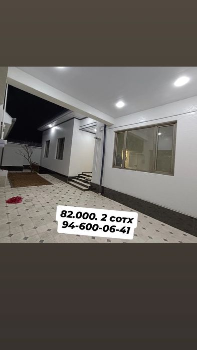 Янги пишган гишт дан курилган 2 соток 5 хона кухня подвал 3 санузел,