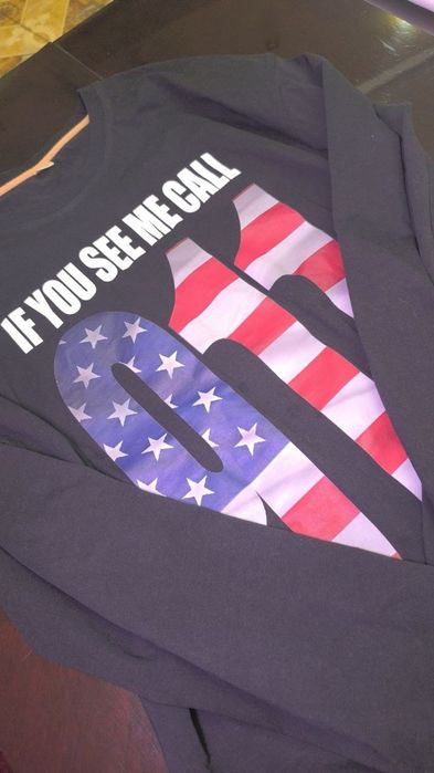 Лонгслив кофта флаг Америки