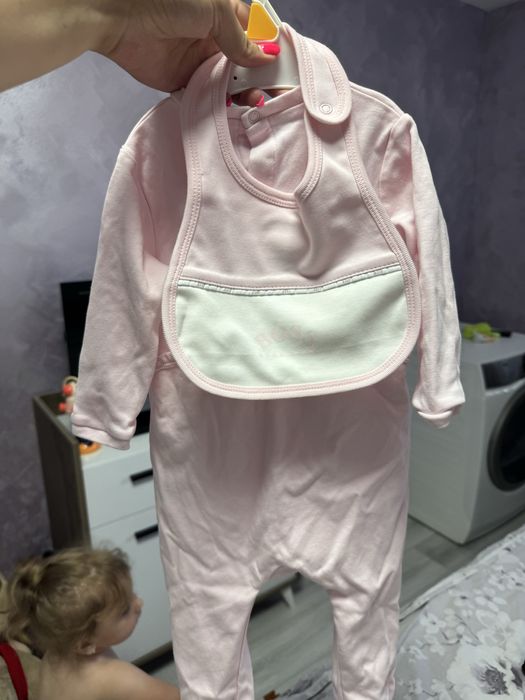 Комплект ромпър и лигавник Boss