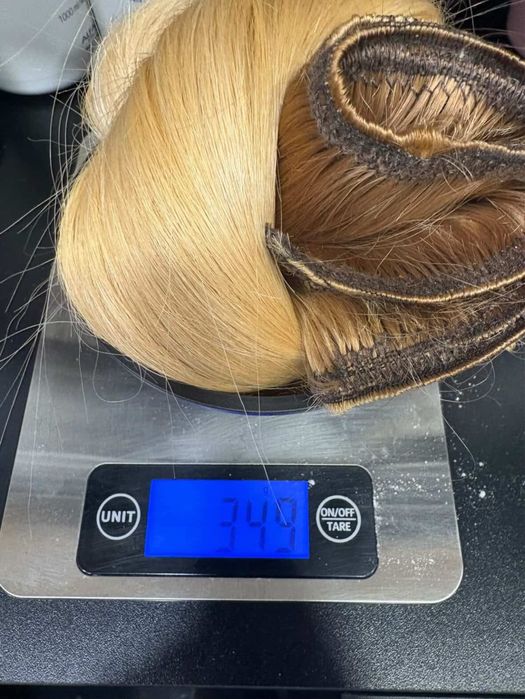 Продавам екстеншъни от 100% естествена коса