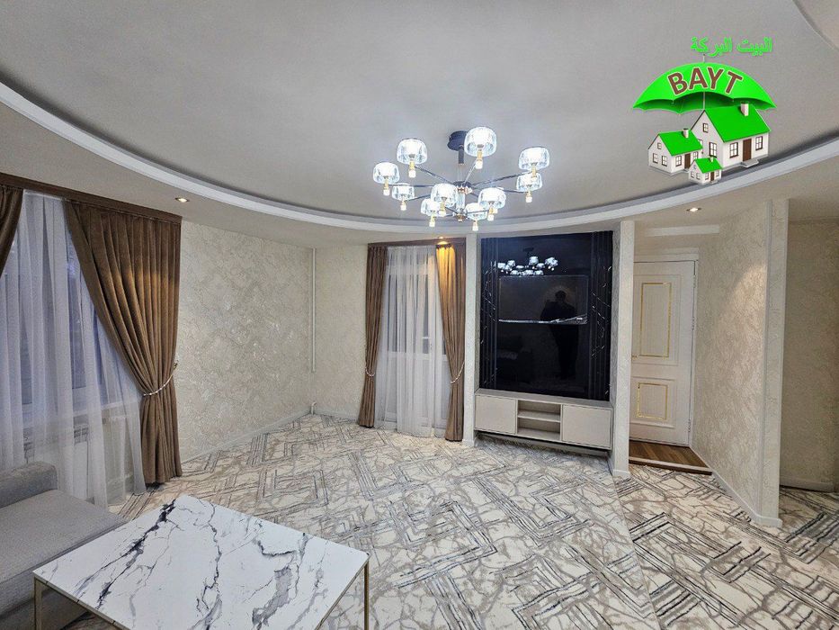 ^2в3/1/4 РАЗДЕЛКА! Чиланзар 26 квартал 2×6 Балкон Евро Мебель+техника