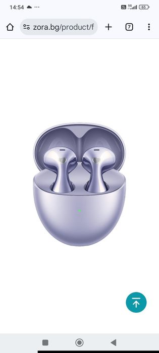 Слушалки с микрофон Huawei FREEBUDS 6 PURPLE 55038129 , Bluetooth , IN