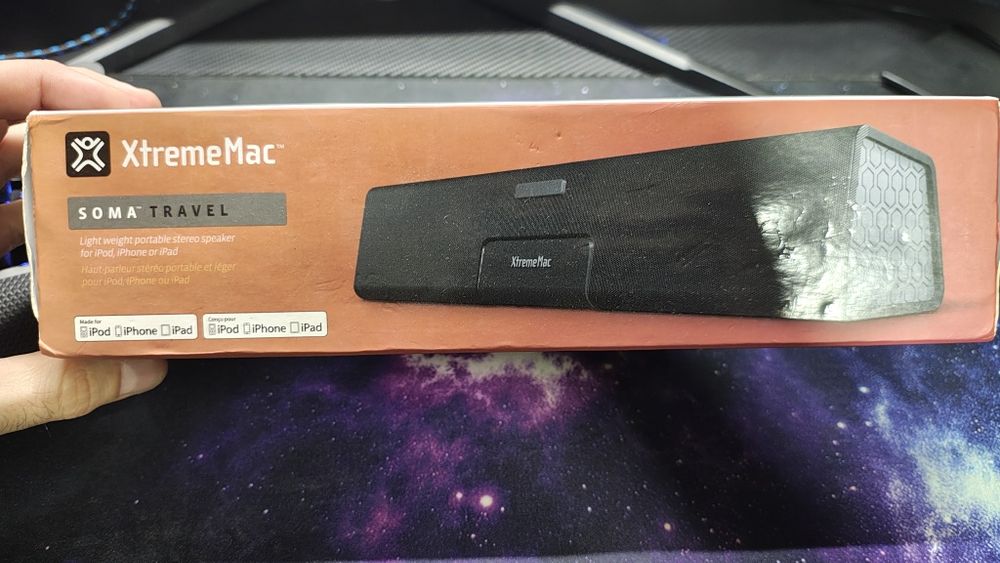 Boxă  XtremeMac SOMA Travel Dock iPhone 4 3GS iPod iPad 30 pin(Retro)