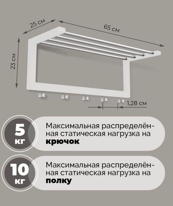 Вешалка настенная