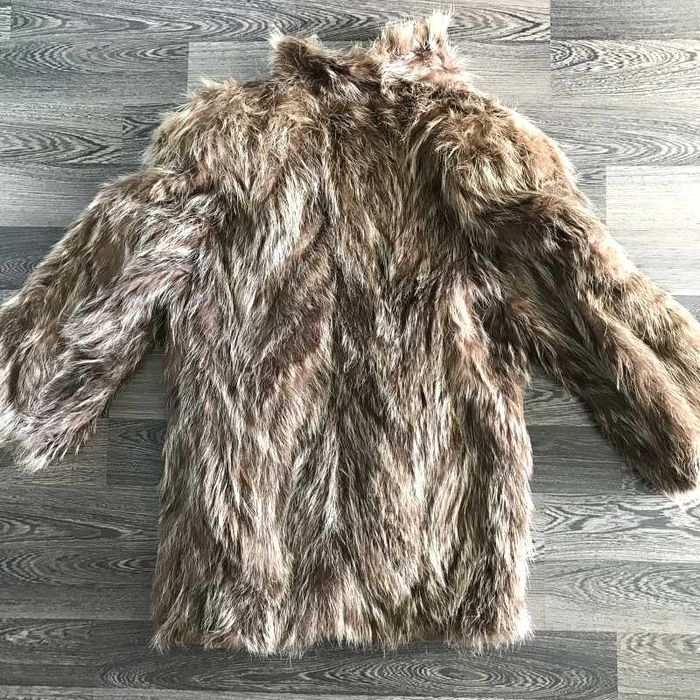 Дамско кожено палто - миеща мечка