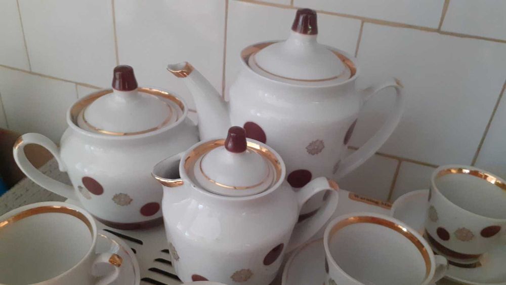 Руски порцеланов сервиз за чай