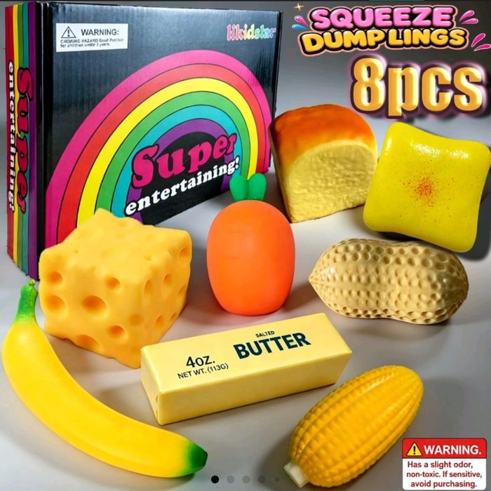Set Jucării Squishy – Noi, Sigilate | 36 figurine + Squishy Dumplings |