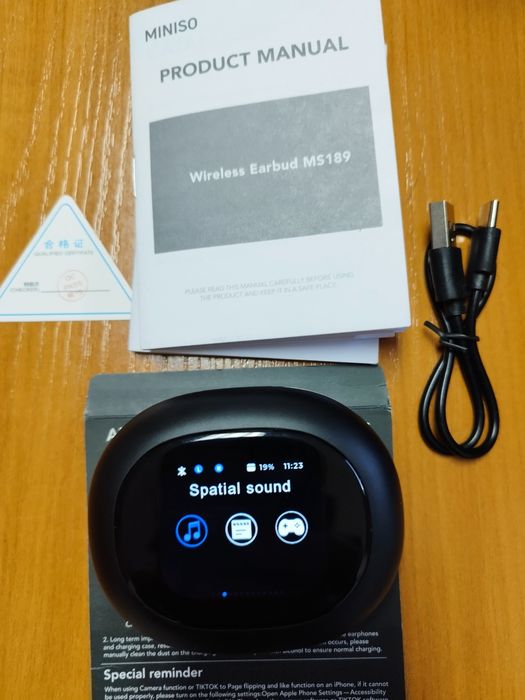 Безжична Bluetooth слушалка Miniso MS189