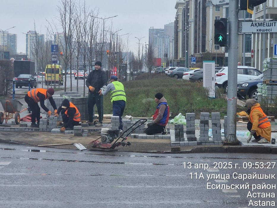 Укладка брусчатки благоустройственные работы