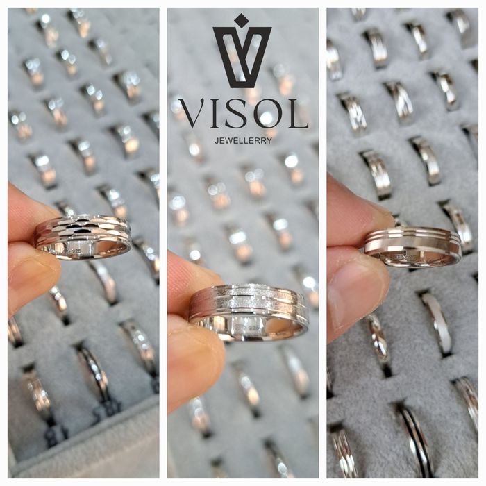 Мужские Обручальные из Серебро,  Kumush Uzuklar, 925 proba Kumush Uzuk