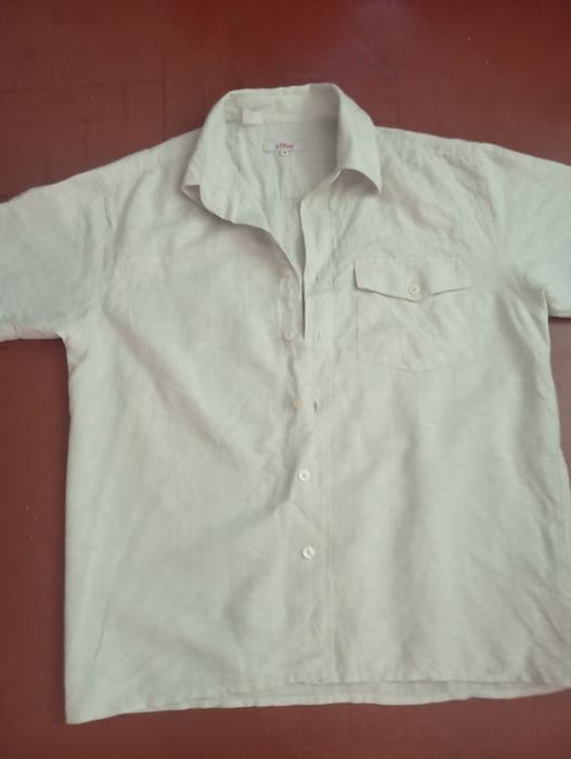 Мъжка ленена риза марка Oliver.