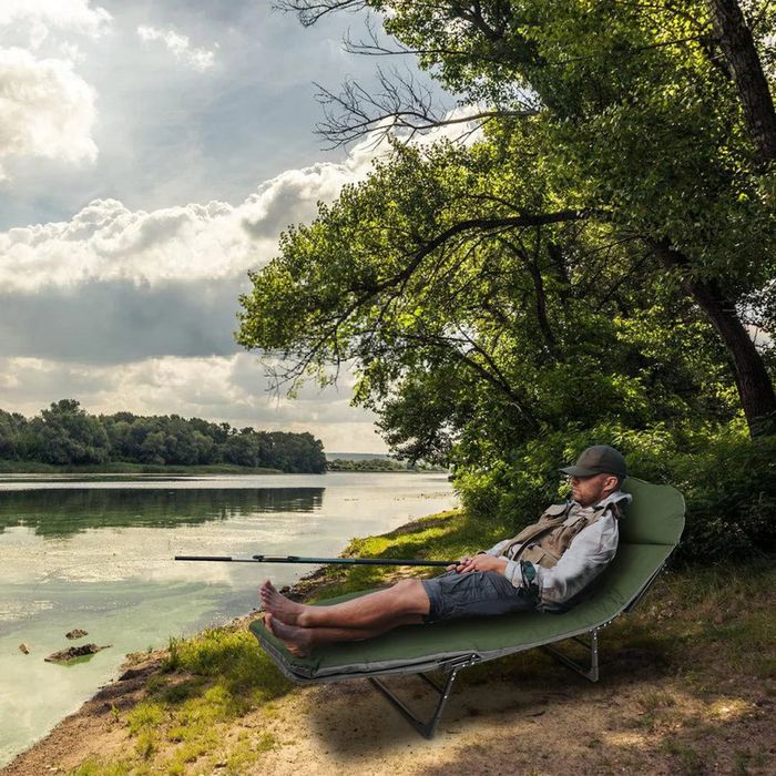 ***ПРОМОЦИЯ*** Сгъваемо походно легло тип шезлонг