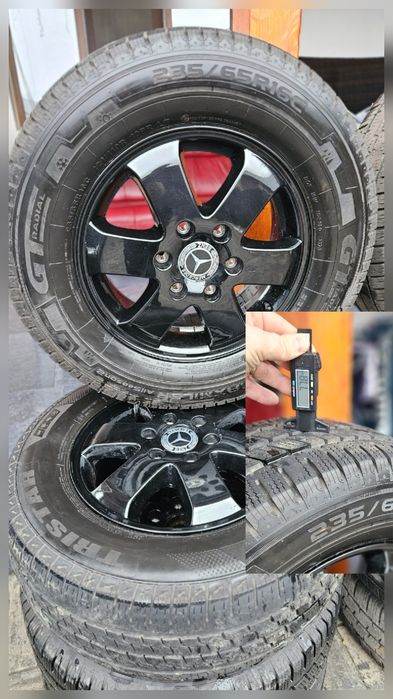 Jante Mercedes Sprinter Aliaj GREUTATE --- Cauciucuri Continetal  C-ur