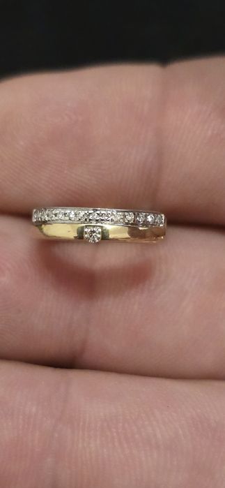 Cercei aur și diamante