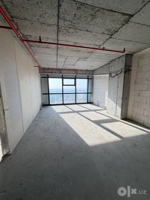 ЖК Piramit Tower улБабура 2х 63м 2ком на 39 этаже коробка с кадастром
