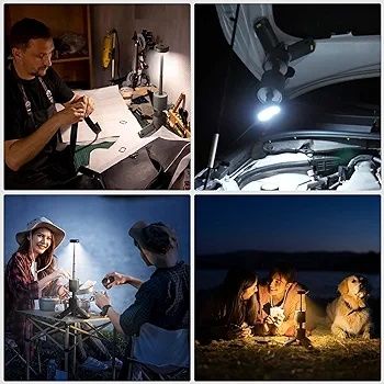 Lanterna cu acumlator 10000 mAh pentru camping bushcraft