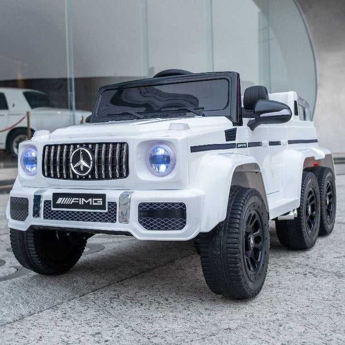НАЛИЧЕН Детски акумулаторен джип Mercedes G63 6x6 двуместен модел 2025