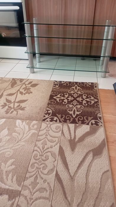 Стеклянная подставка пол телевизор