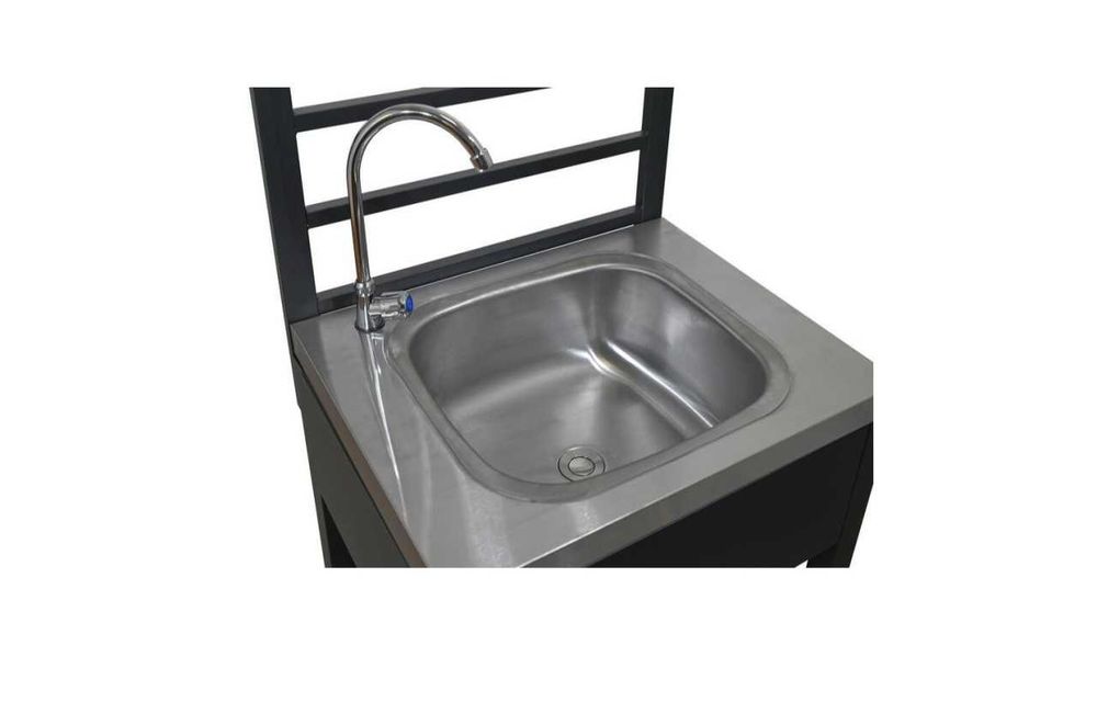 Chiuveta de exterior din Inox pentru bucatarie modulara Cattara Torino 60x47x123cm