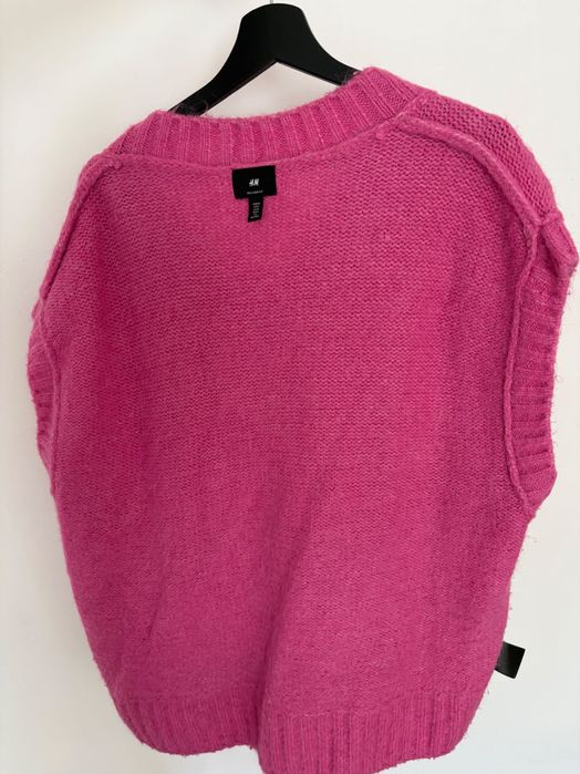 Розов вест без принт H&M