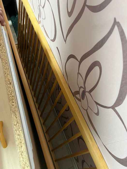 Бебешко/детско легло/кошара с матрак и възглавница + подарък 2 чаршафа