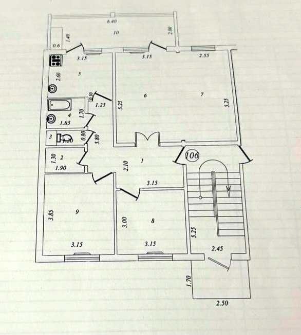 Срочно продается 4/1/5. массив Куйлюк‑5. Евроремонт(12)