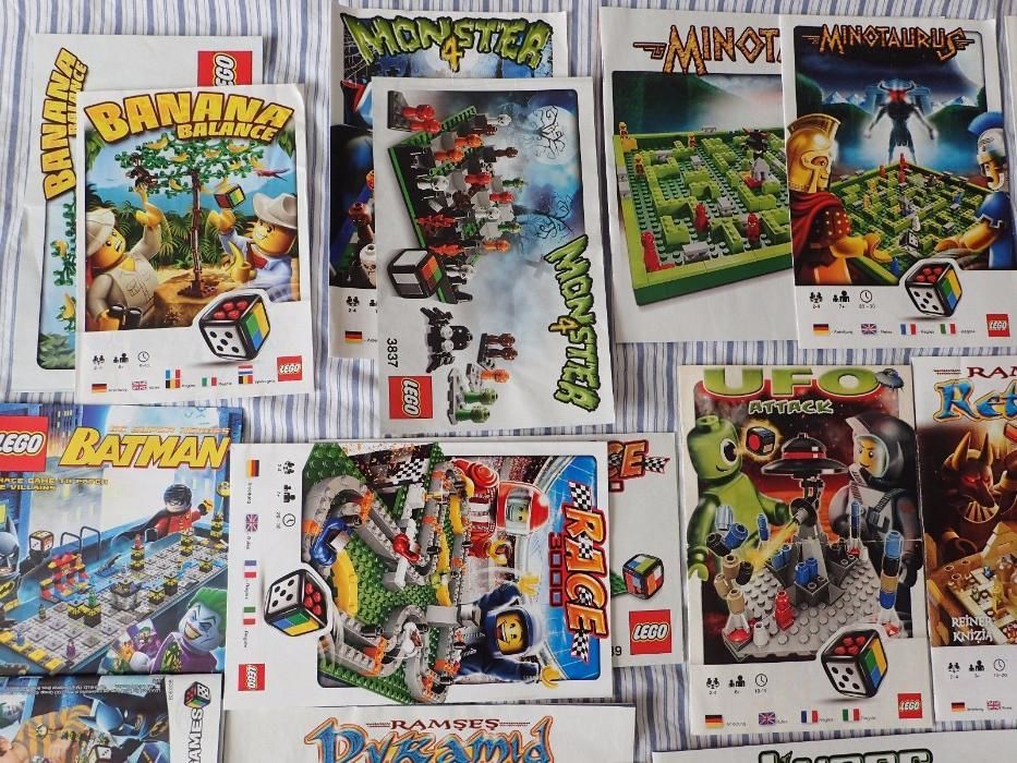 Книжки LEGO от различни Лего настолни игри