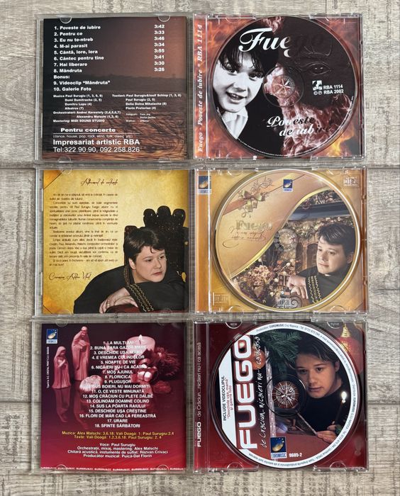 Lot 9 cd-uri muzica romaneasca - Fuego