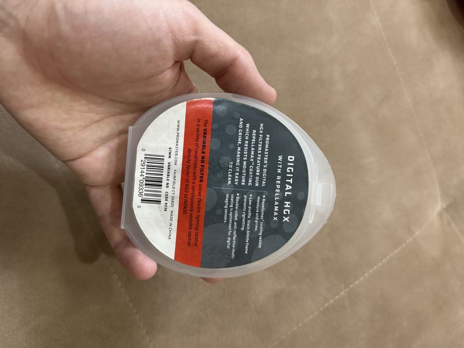 Promaster variable ND Filter 67mm