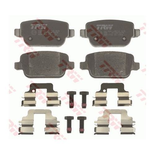 Set placute frana Punte spate Ford Galaxy 202015, Kuga I 202013, Mondeo 4 202015, S-Max; 202015; Land Rover Freelander 2 202015; Volvo S80 2 202016, V70 3 202016, Xc70 II, 202016 Trw GDB1732