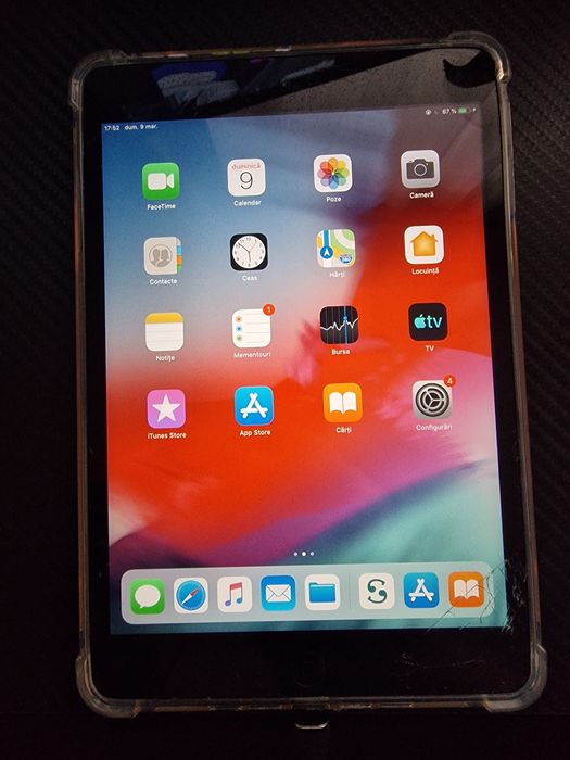 Ipad mini 2 perfect funcțional 16gb ecran fisurat