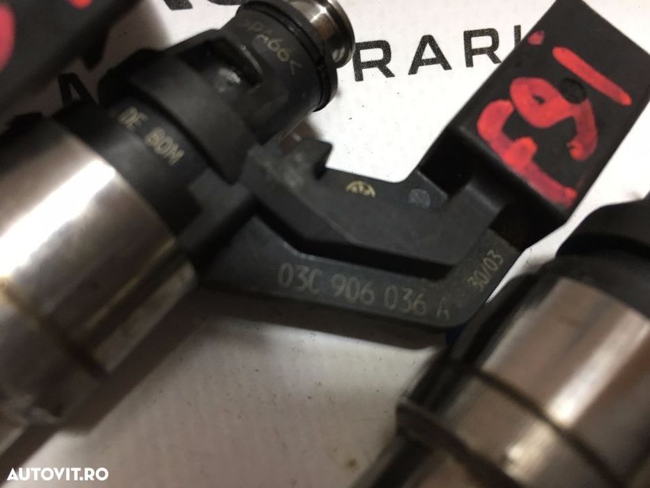 Injector Injectoare VW Passat B6 Jetta Touran Golf 5 Audi A3 Leon Toledo Octavia 2 1.6FSI BAG COD : 03C906036A / 03C 906 036 A
